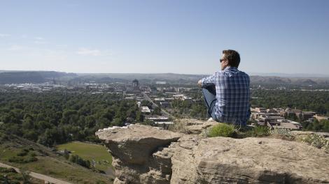 Looking out over Billings Looking out over Billings