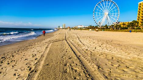 Myrtle Beach, Skywheel, Sand Myrtle Beach, Skywheel, Sand
