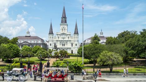 The historic St. Louis Cathedral in New Orleans, Louisiana The historic St. Louis Cathedral in New Orleans, Louisiana