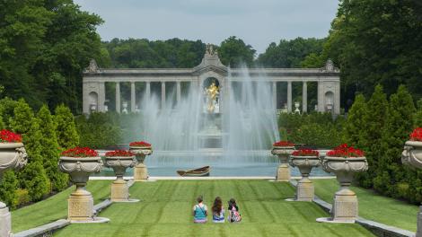 The fountains at Nemours Estate The fountains at Nemours Estate