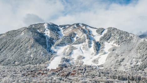 Aspen Mountain in Colorado Aspen Mountain in Colorado
