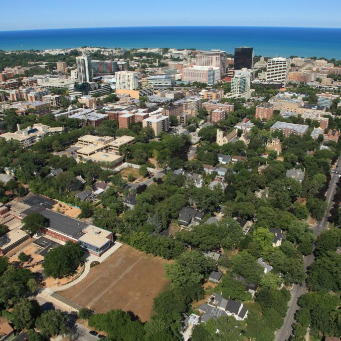 Aerial of Chicago's North Shore Aerial of Chicago's North Shore
