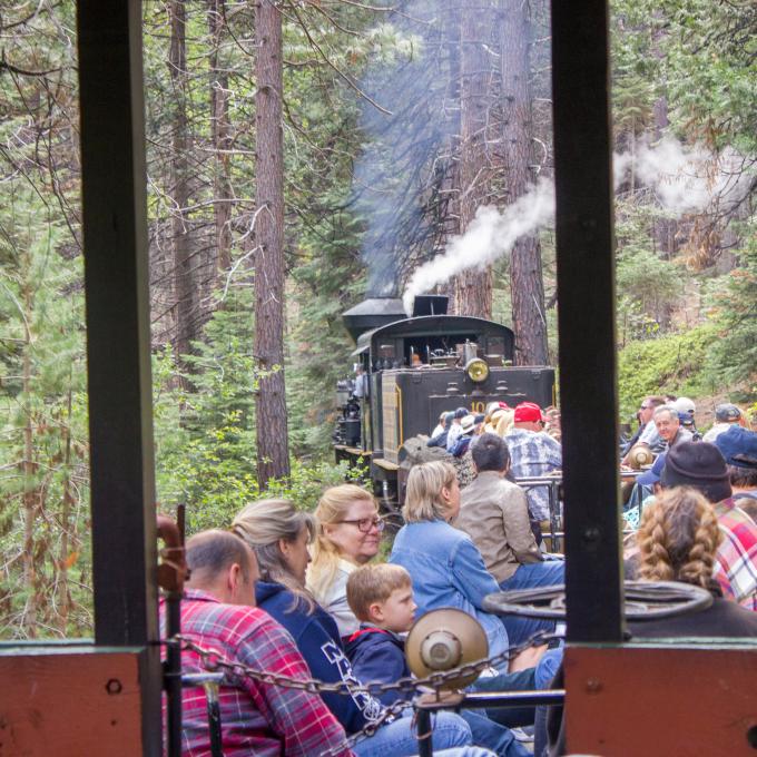 Yosemite Mountain Sugar Pine Railroad in California Yosemite Mountain Sugar Pine Railroad in California