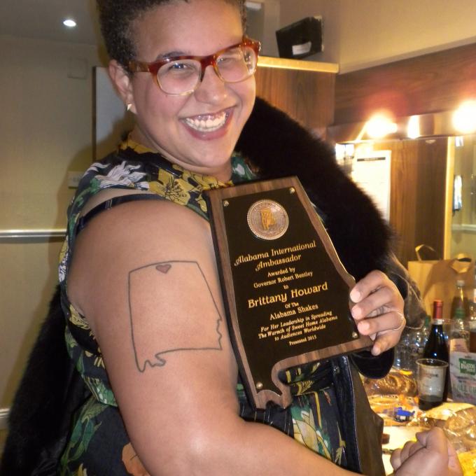 Brittany Howard, lead vocalist for Alabama Shakes Brittany Howard, lead vocalist for Alabama Shakes