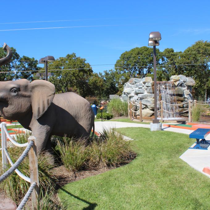Gator Golf’s menagerie in Fayetteville Gator Golf’s menagerie in Fayetteville