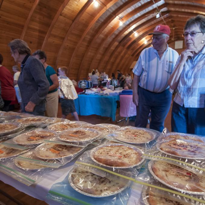 Picking the ideal kuchen dessert at the Delmont Kuchen Festival Picking the ideal kuchen dessert at the Delmont Kuchen Festival
