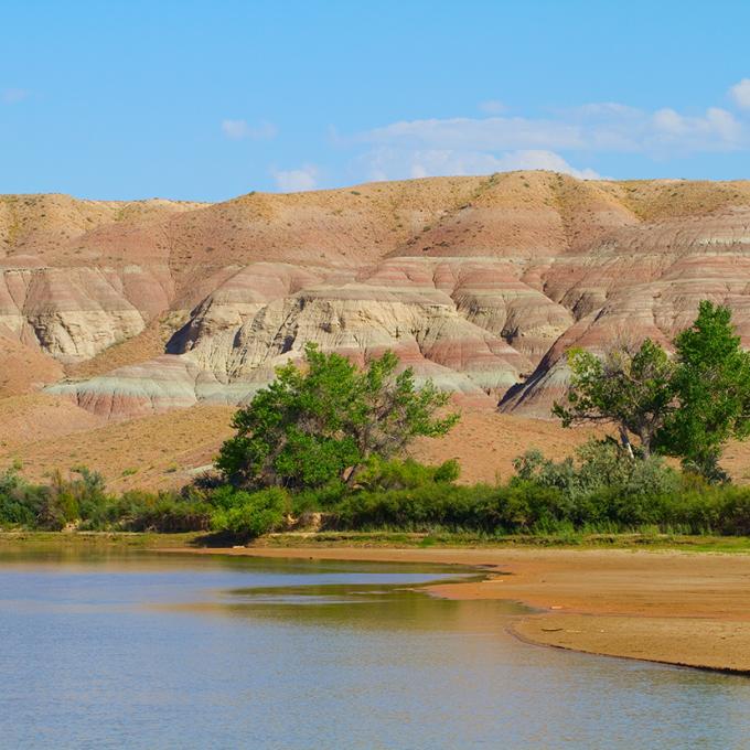 Vernal lies in Ashley Valley, which was named after a fur trader who floated down the Green River into the valley in a bull boat made of animal hides. Vernal lies in Ashley Valley, which was named after a fur trader who floated down the Green River into the valley in a bull boat made of animal hides.