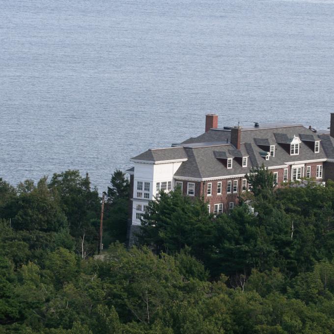 A classic Bar Harbor waterfront mansion A classic Bar Harbor waterfront mansion