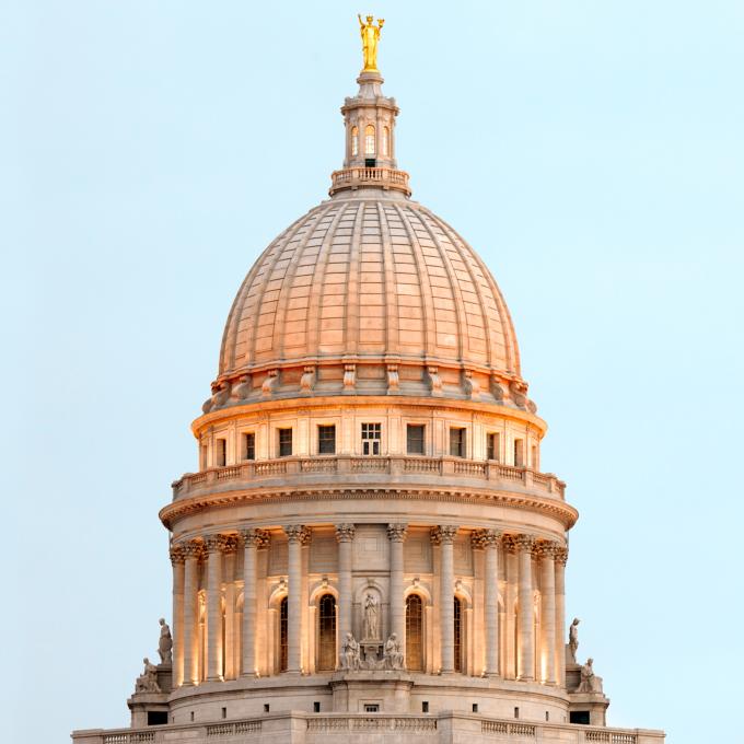 Dome of the Wisconsin State Capitol building in Madison Dome of the Wisconsin State Capitol building in Madison