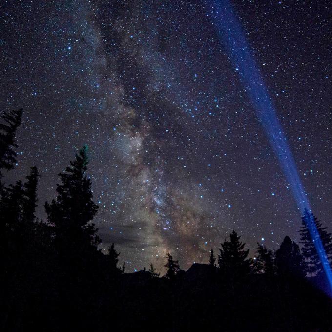 大盆地國家公園星光燦爛的夜空 大盆地國家公園星光燦爛的夜空