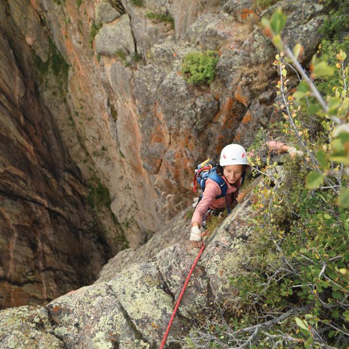 Mountain climbing at Black Canyon of the Gunnison National Park Mountain climbing at Black Canyon of the Gunnison National Park