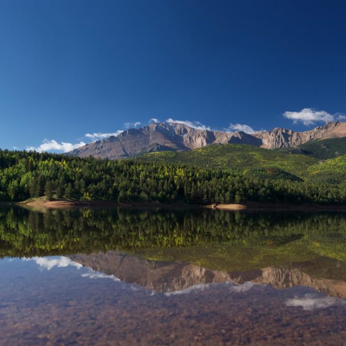 Pikes Peak’s reflection Pikes Peak’s reflection
