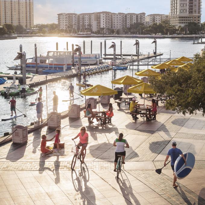 The Tampa Riverwalk is a picture-perfect movie location The Tampa Riverwalk is a picture-perfect movie location