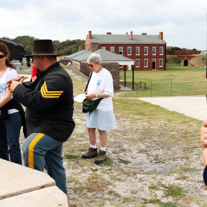 Interactive history at Fort Clinch State Park in Amelia Island, Florida Interactive history at Fort Clinch State Park in Amelia Island, Florida