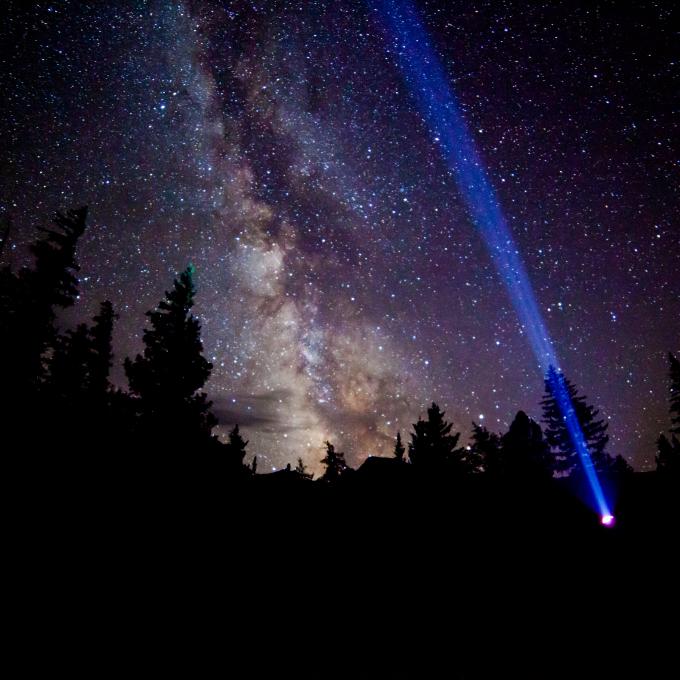Starry skies over Great Basin National Park near Baker, Nevada Starry skies over Great Basin National Park near Baker, Nevada