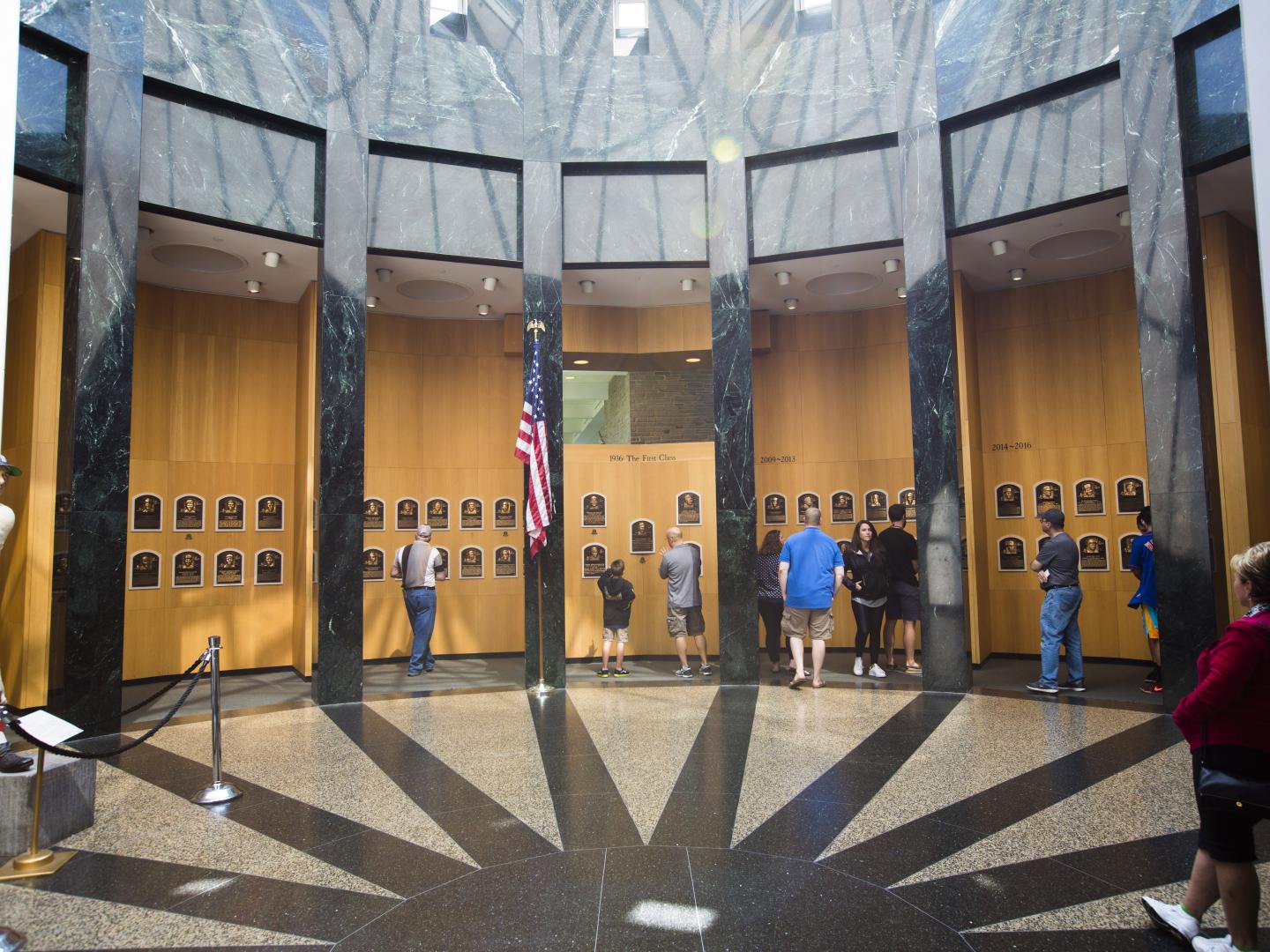 紐約州古柏鎮國家棒球名人堂的展示品 紐約州古柏鎮國家棒球名人堂的展示品