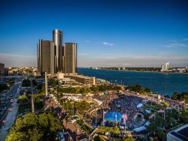 Detroit's Hart Plaza