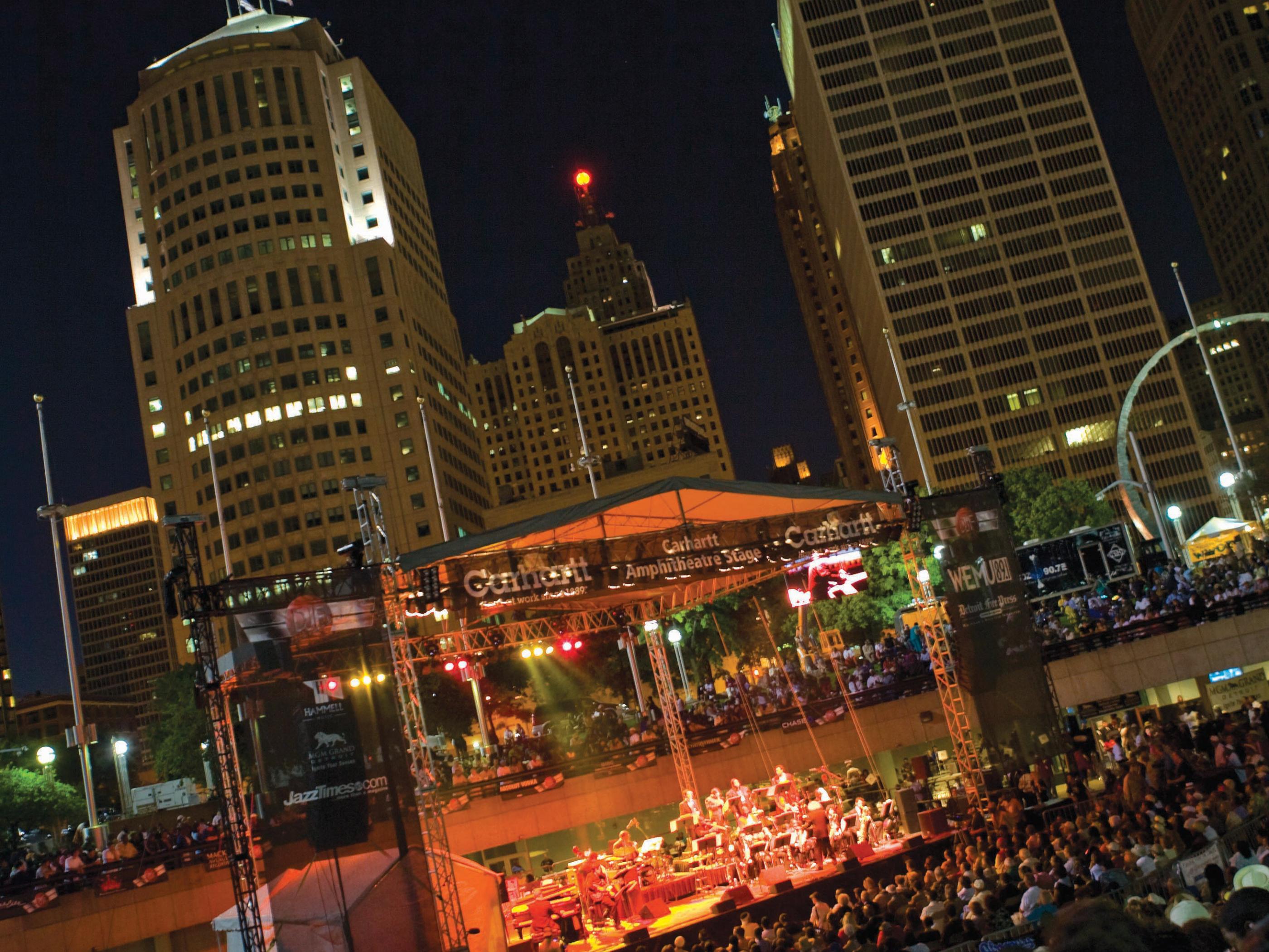 Music under the stars at the Detroit Jazz Festival Music under the stars at the Detroit Jazz Festival