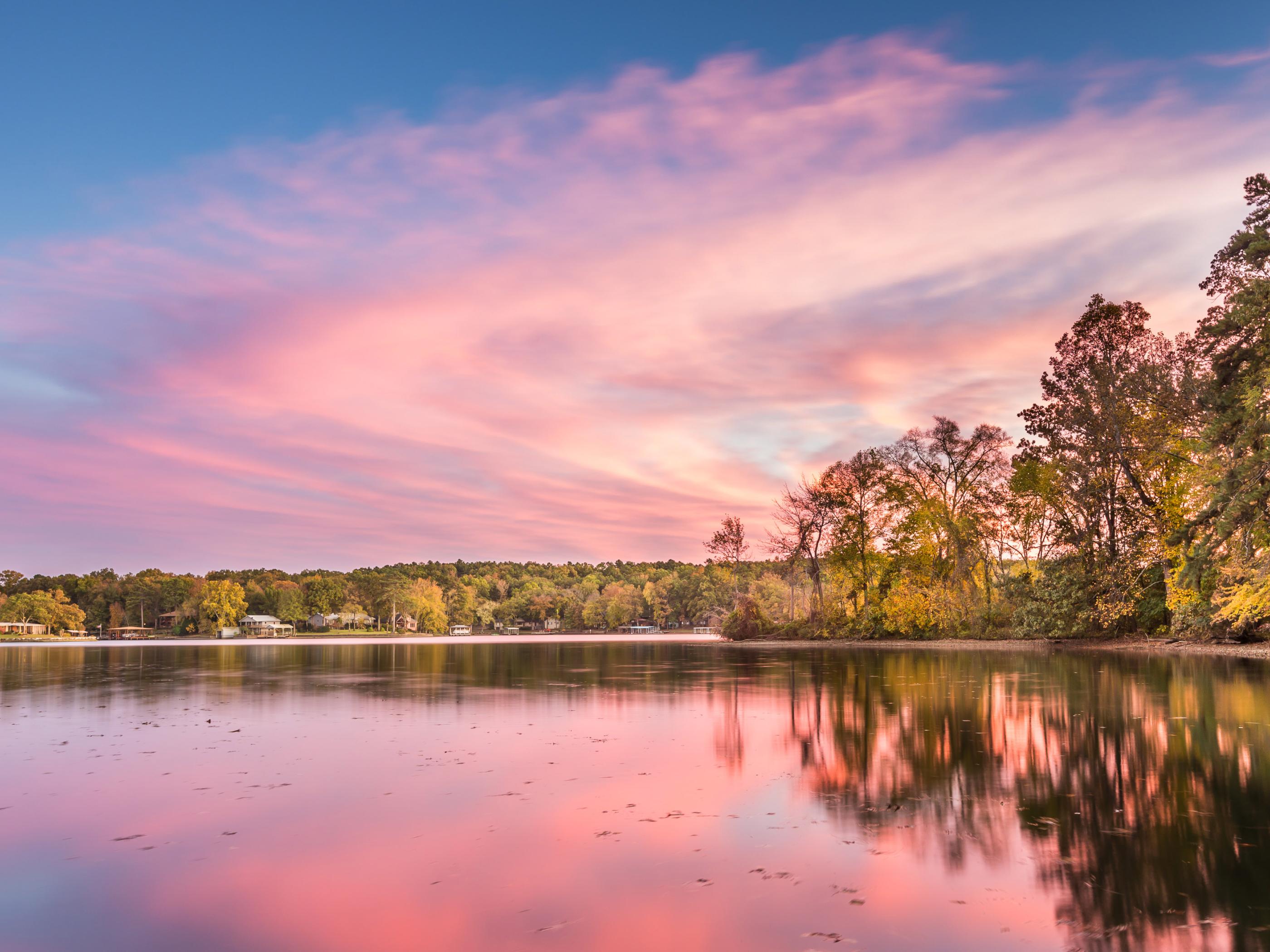 Sunset at Hamilton Lake Sunset at Hamilton Lake