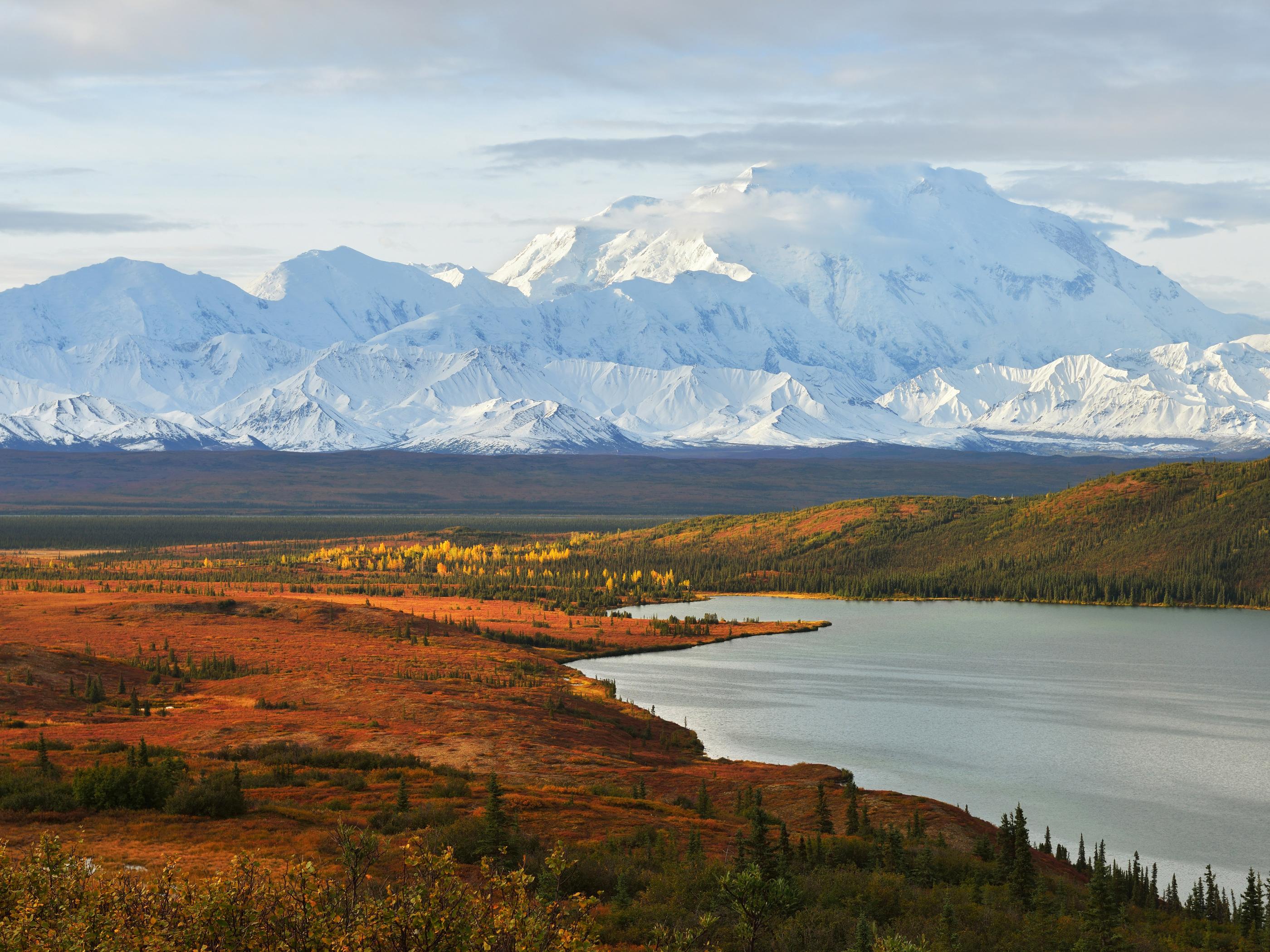 Autumn at Wonder Lake in Denali National Park Autumn at Wonder Lake in Denali National Park