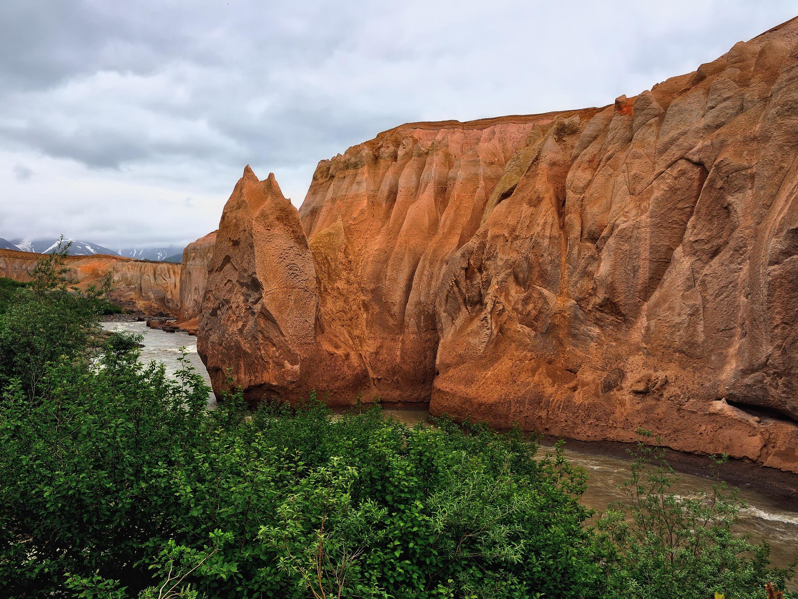 Cliffs at Katmai National Park Cliffs at Katmai National Park