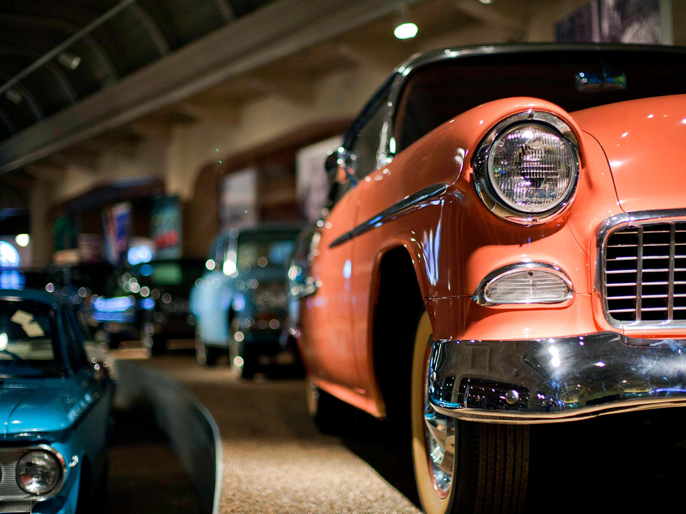 Classic cars on display at the Henry Ford Museum of American Innovation Classic cars on display at the Henry Ford Museum of American Innovation