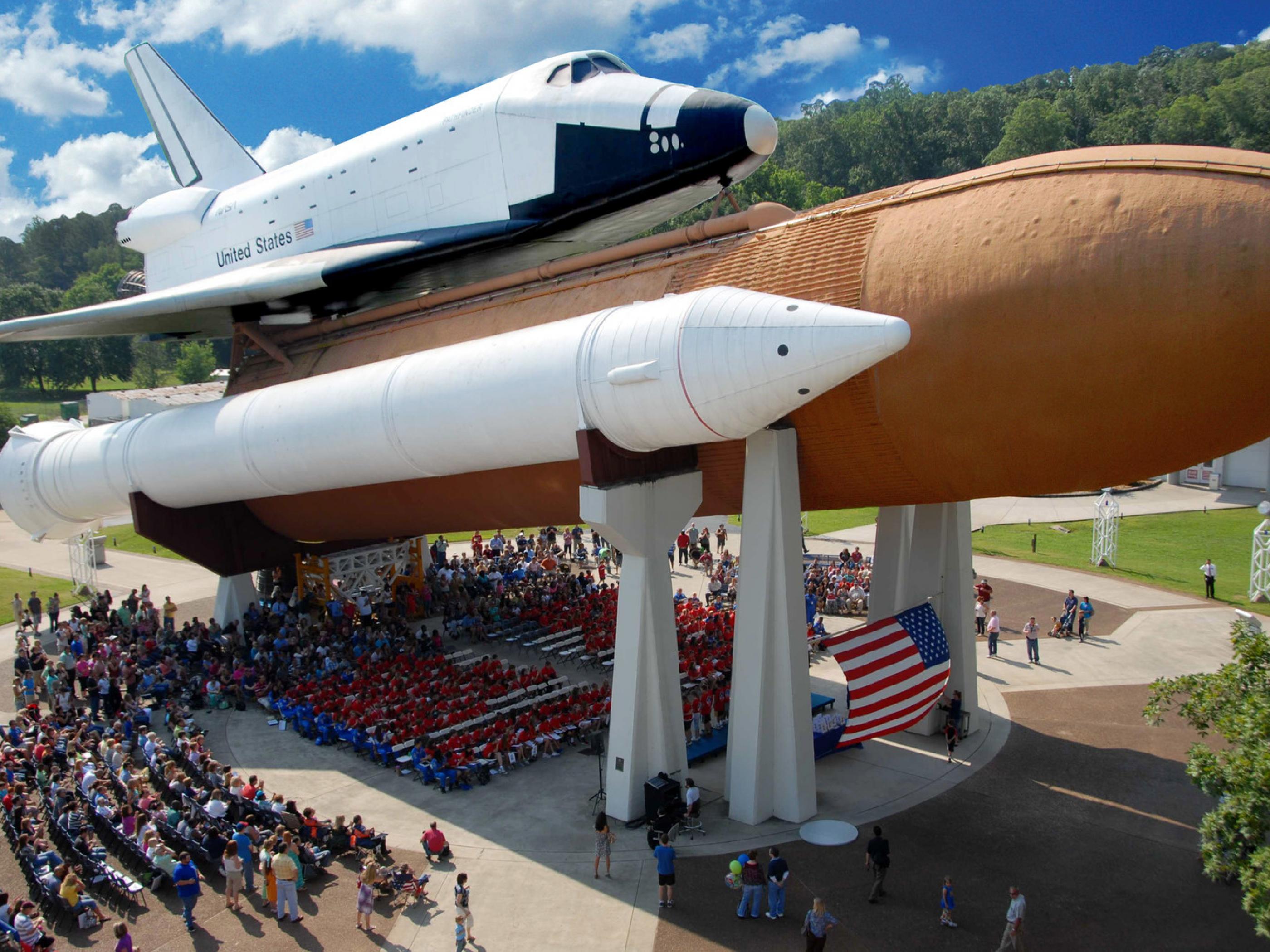 Space Camp graduation at the U.S. Space & Rocket Center in Huntsville Space Camp graduation at the U.S. Space & Rocket Center in Huntsville