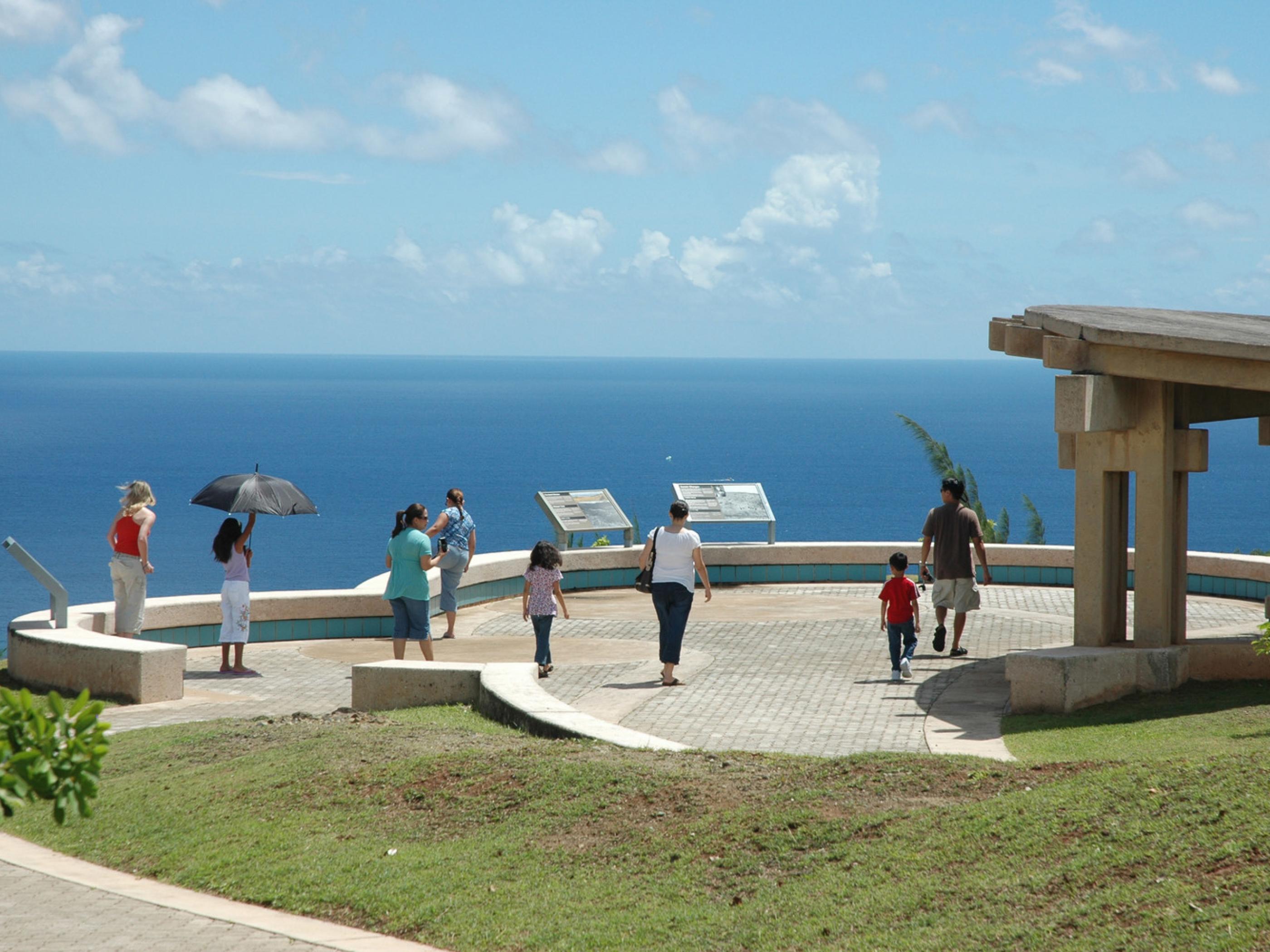 Asan Beach Overlook in War in the Pacific National Historical Park Asan Beach Overlook in War in the Pacific National Historical Park