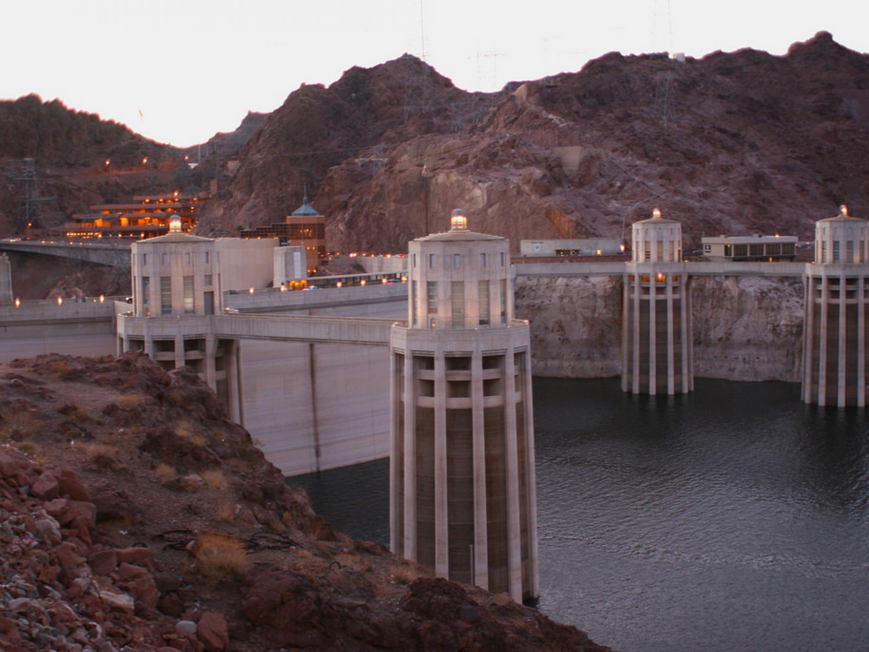 View of Nevada's Hoover Dam View of Nevada's Hoover Dam