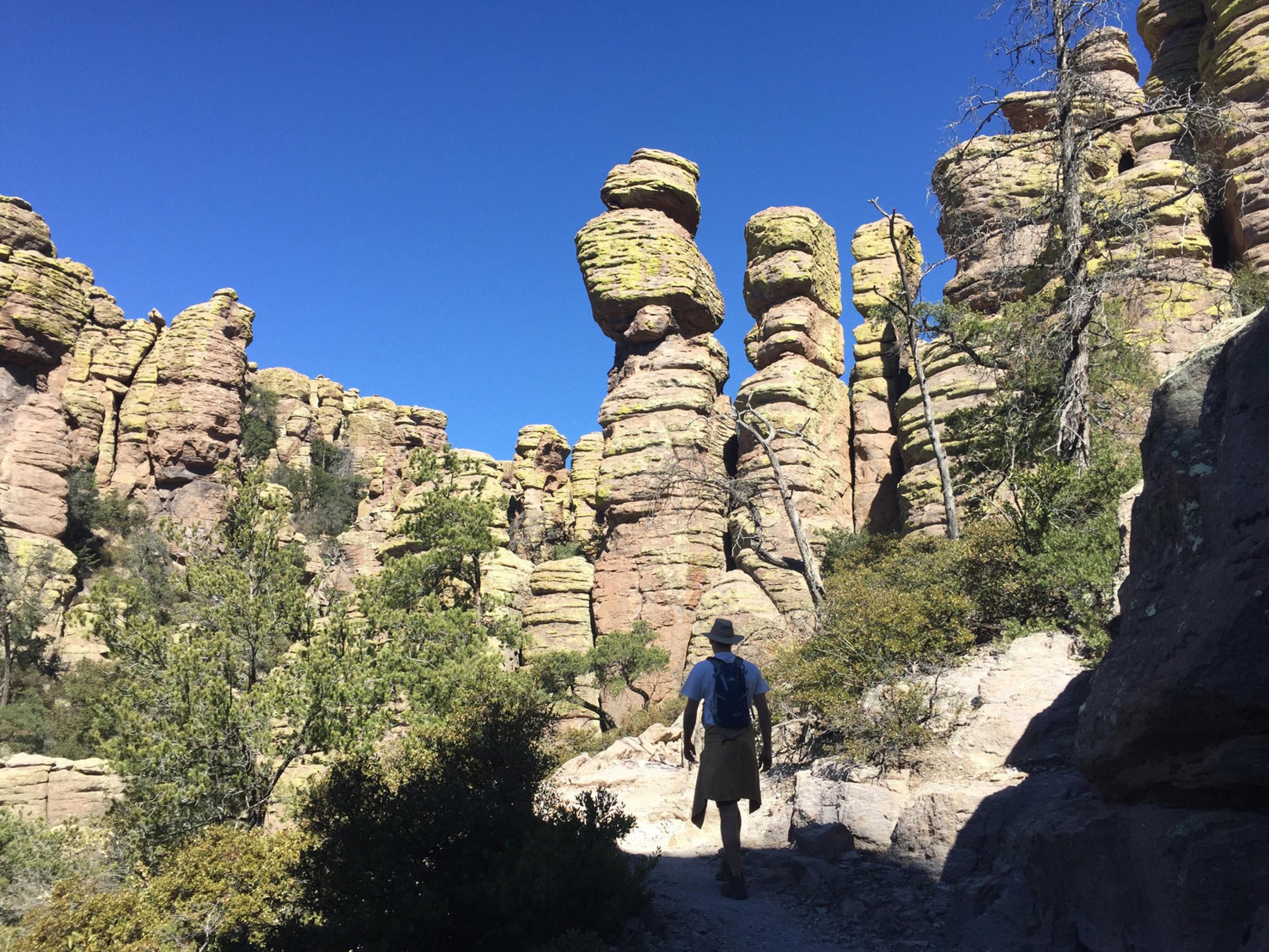 Hiking through Chiricahua National Monument Hiking through Chiricahua National Monument