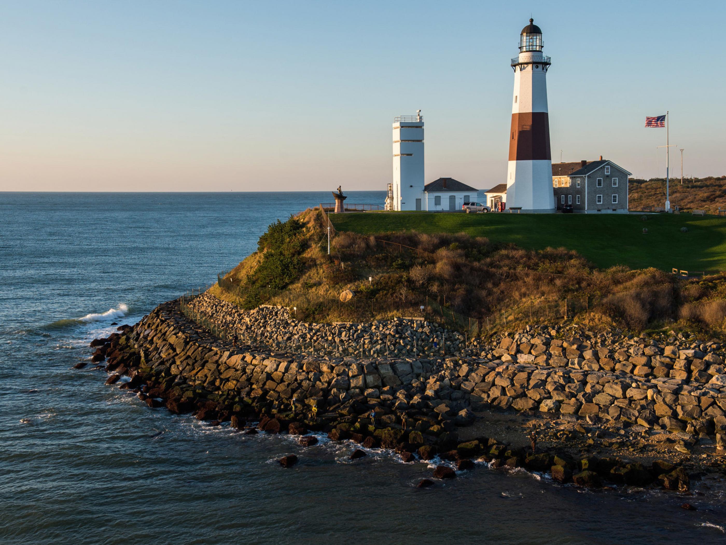 Montauk Point Light on a clear day Montauk Point Light on a clear day