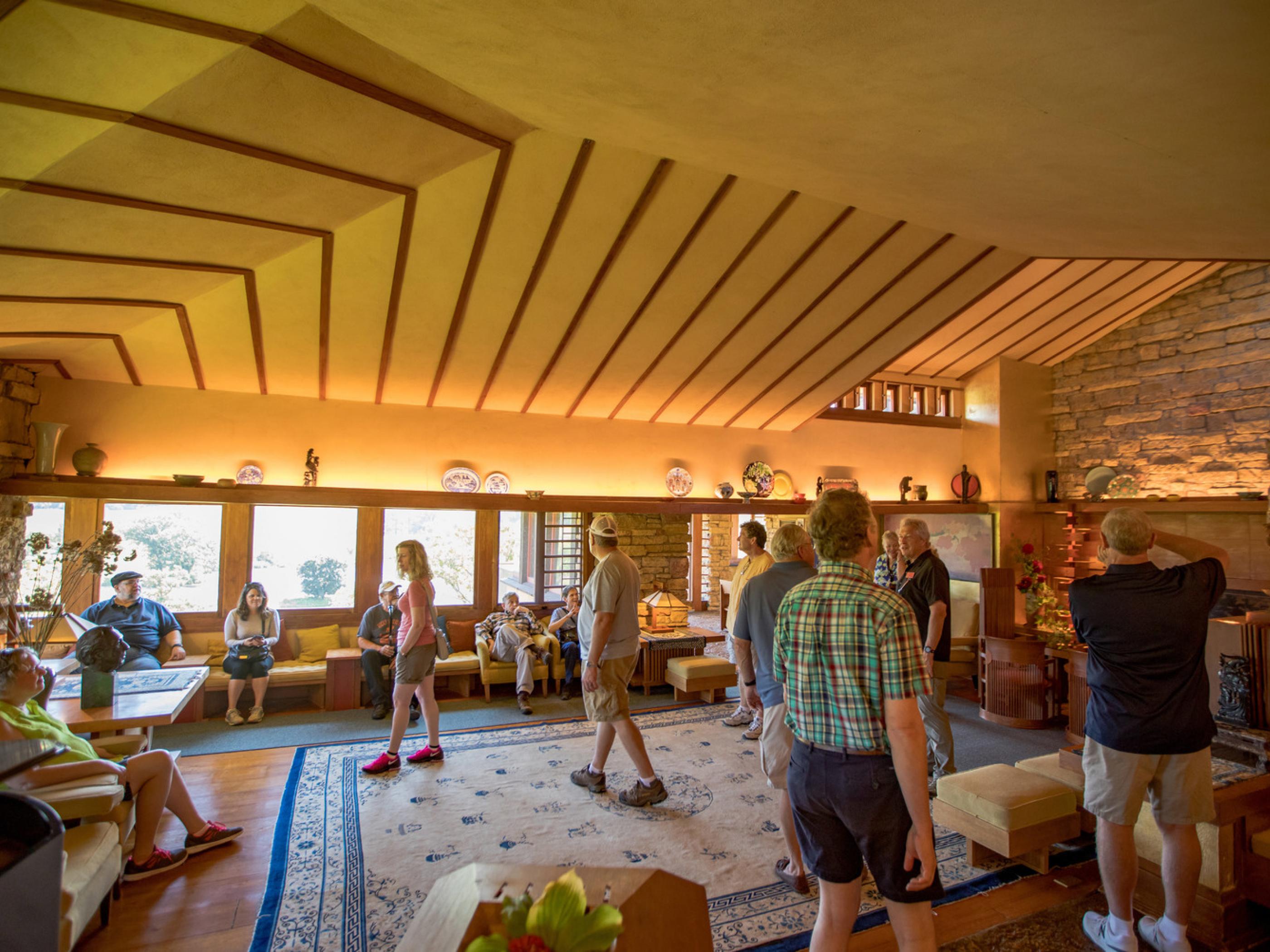 Exploring the interior of Frank Lloyd Wright’s Taliesin estate in Wisconsin Exploring the interior of Frank Lloyd Wright’s Taliesin estate in Wisconsin