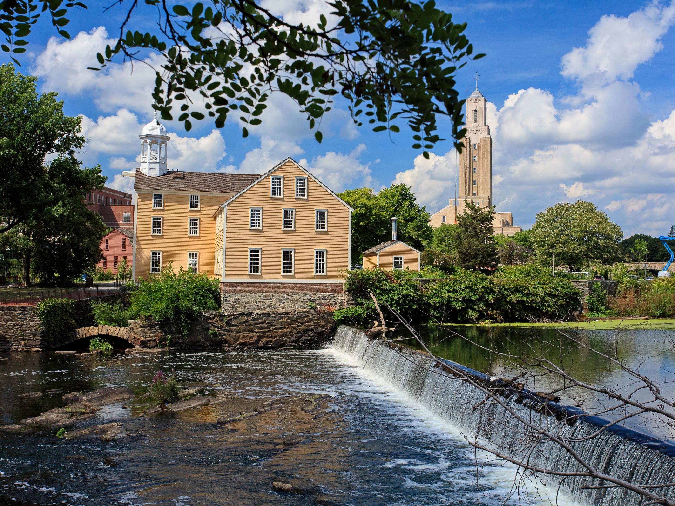 Slater Mill, a National Historic Landmark in Rhode Island Slater Mill, a National Historic Landmark in Rhode Island