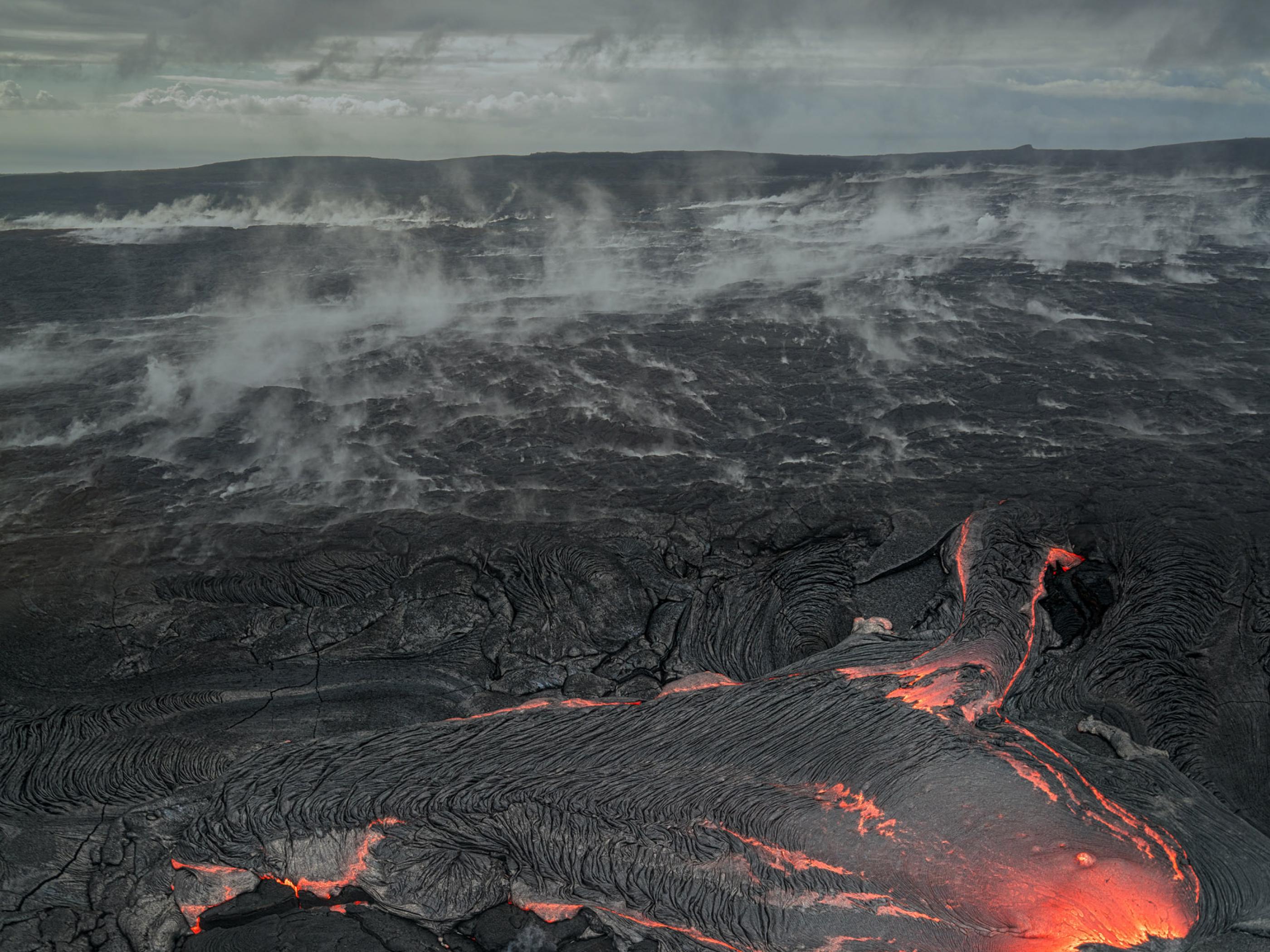 Lava flow within Hawaii Volcanoes National Park Lava flow within Hawaii Volcanoes National Park