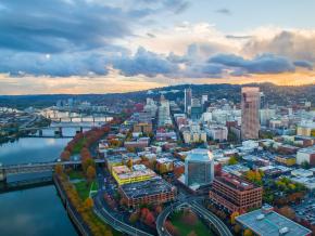 鳥瞰波特蘭與其週邊美景 鳥瞰波特蘭與其週邊美景