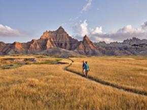 在惡地國家公園健行 在惡地國家公園健行