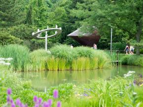 A sunset beach walk near bustling Seaside Heights A sunset beach walk near bustling Seaside Heights