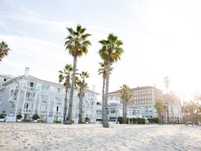 Shutters on the Beach and Hotel Casa del Mar in Santa Monica, California Shutters on the Beach and Hotel Casa del Mar in Santa Monica, California
