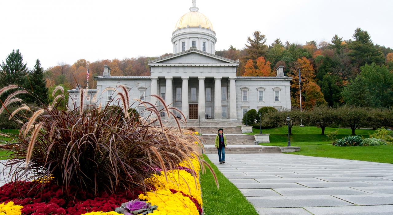 漫步佛蒙特州議會大廈綠地 漫步佛蒙特州議會大廈綠地