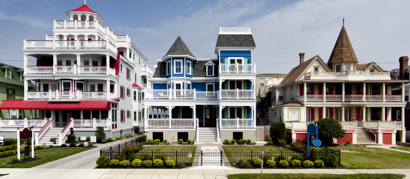 五月岬色彩繽紛的維多利亞時代房屋 五月岬色彩繽紛的維多利亞時代房屋