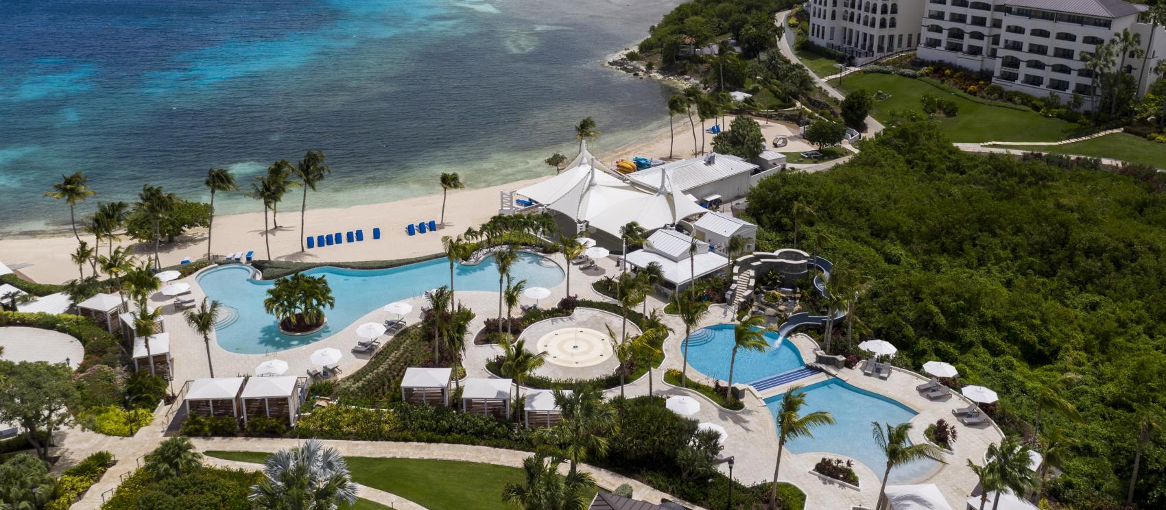 The beachfront family pool at The Ritz-Carlton, St. Thomas The beachfront family pool at The Ritz-Carlton, St. Thomas
